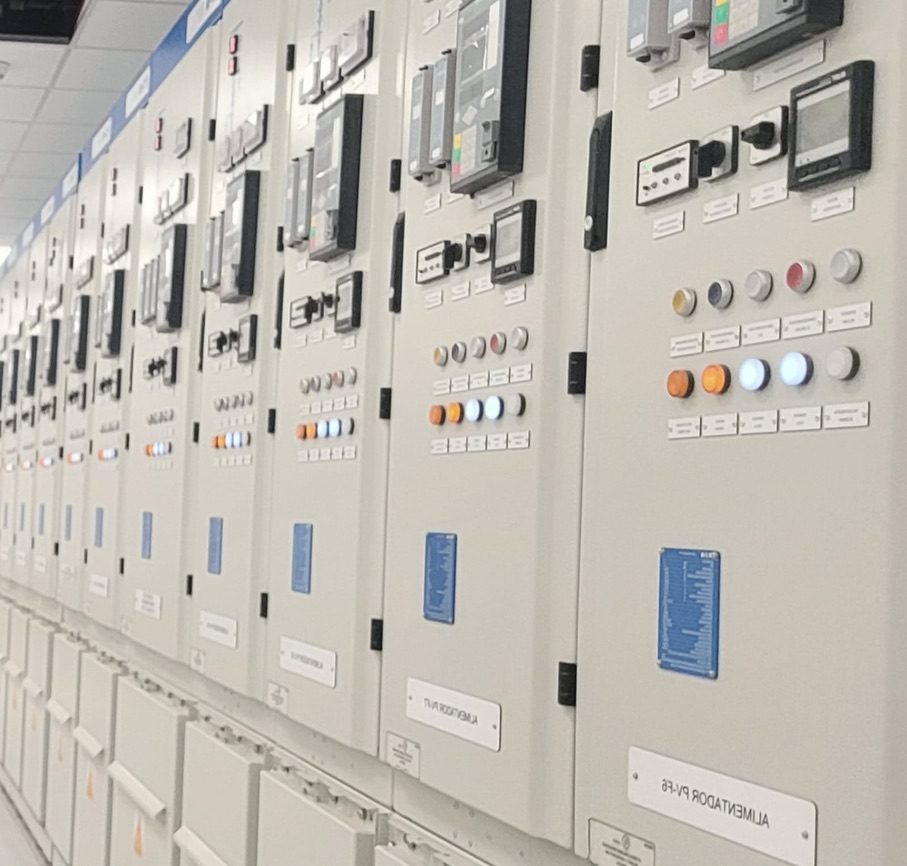 Sala de celdas de media tensión